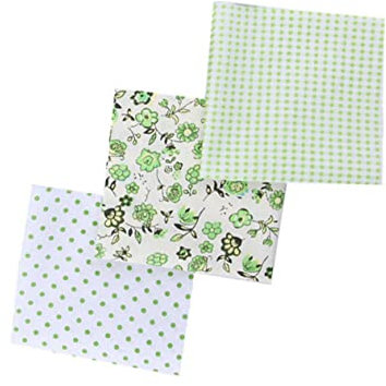 Anneome 2packungen Mustertuch Baumwolltuch Nähstoff DIY-stoffzubehör Für Bastelprojekte Näharbeiten Heimtextilien Dekoration Packung