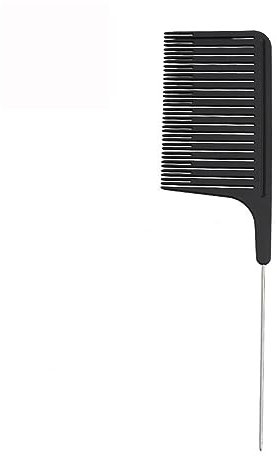Cenz-888 Haarkämme für Frauen Friseurkamm Spitzkamm Friseursalon Professioneller Haarfärbekamm Hochtemperatur-Schneidekamm Haarstyling-Werkzeuge Reisekammpflege(Schwarz)