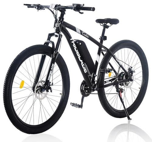 LSBIKE 27.5Inch Electric Bikes for Adults E-bikes for Men with 21 Speeds, Electric Bicycle w/ 36 10.4AH Removable Li-Ion Battery, 250W Electric Mountain Bike w/ 3 Riding Modes Dual Disk Brake