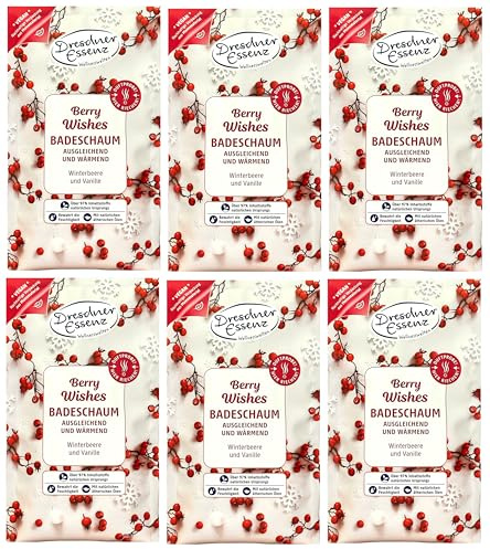 6er Pack Dresdner Essenz Badeschaum Berry Wishes 6 x 60g
