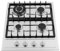 AOOUNGM Cocina de gas, 4 fuegos, placa de gas empotrable, 59 cm, acero inoxidable, con quemador rápido de 3 kW y encendido automático para el hogar, hotel