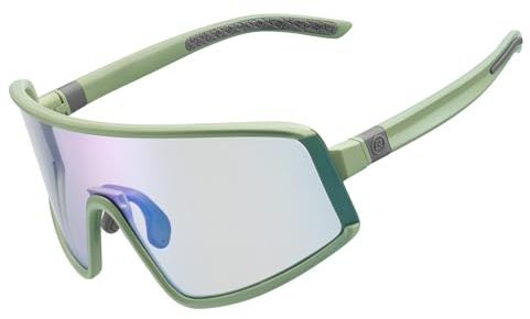 ROCKBROS Selbsttönende Fahrradbrille Herren Damen, UV400 Schutz, TR90 Rahmen, Ultraleicht Radsportbrille Sportbrille für Rennrad MTB