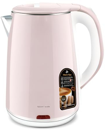 2.3L Electric Kettle - Large Capacity, Fast Boiling, Auto Shut-Off & Dry Boil Protection(Pink)