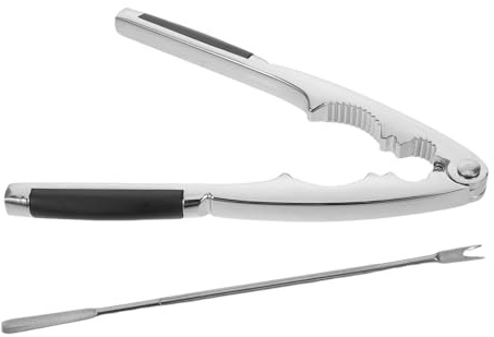 IMIKEYA Pinza Multifuncional Para Nueces Cascanueces Pinza Para Castañas Cascanueces De Nogal Herramienta De Aleación De Zinc Para Nueces Abridor Manual