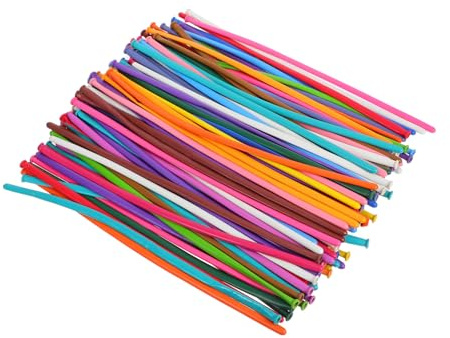 LIOOBO 200pcs Thickened Latex Long Balloons for DIY Modelling Sculpting Balloons for Birthday Wedding Christmas Party Decorations