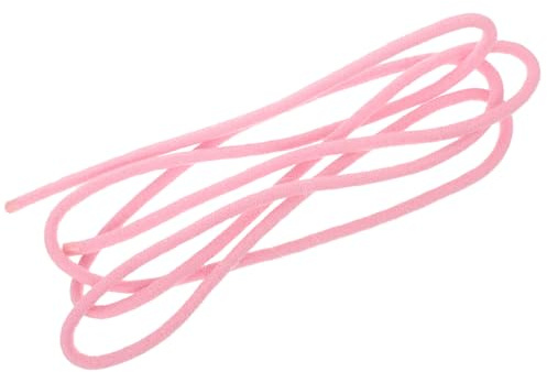 NAMOARLY Cuerda Gimnasia Rítmica Niña Ajustable de Algodón Anti-Desgaste Diseño de Colores Rosa para Entrenamiento Multifunción y Saltar en Gimnasia