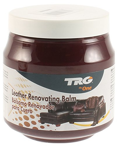 TRG the One Leather Renovating Balm, Renovieren Balsam auf Wachsbasis, reinigt und pflegt Leder, Rot (Bordeaux), 300 ml