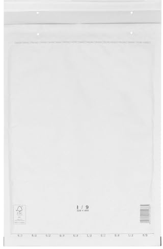 verpacking Luftpolstertaschen 320 x 455 mm Weiß I9 [Größe und Stückzahl wählbar] selbstklebend geeignet für DIN A3 Versandtaschen mit Luftpolster 100 Stück