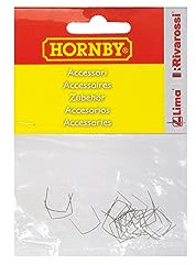Hornby R8232 Digital Electric Point Clips - Spare Parts and Train Accessories for Hornby OO Gauge Model Railway Sets, Coupling and Modelling Tools - Digital Track Clips (Pack of 20), Scale 1:76