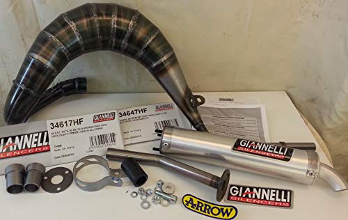 Auspuff Giannelli Erweiterung BETA RR 50 ENDURO '05/08 - Artikelnummer 34647HF+34617HF