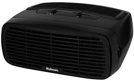 Holmes Desktop HEPA Type Air Purifier with Optional Ionizer | Small Air Purifier | Air Cleaner Purifier (HAP242B-U)