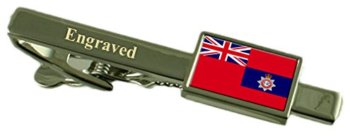 Select Gifts Feuerwehr Militär England Krawattenklammer graviert im Beutel