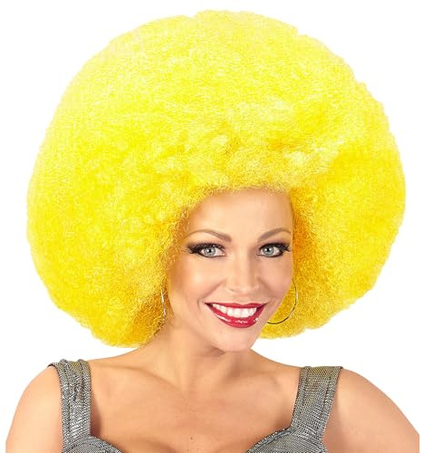 W WIDMANN MILANO Party Fashion - Riesen Lockenperücke für Damen & Herren, Accessoire für Karneval, 80er Jahre Partys, Halloween