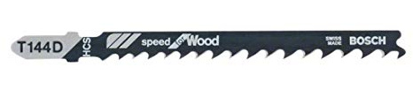Bosch Stichsägeblatt T 144 D Speed for Wood 100 Stk
