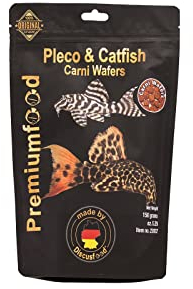 Discusfood Pleco & Catfish Carni Wafers, 150g, Wels-Futter, Hauptfutter Futtertabletten für Welse, carnivor, für alle Welse und Zierfische mit hohem Protein-Bedarf