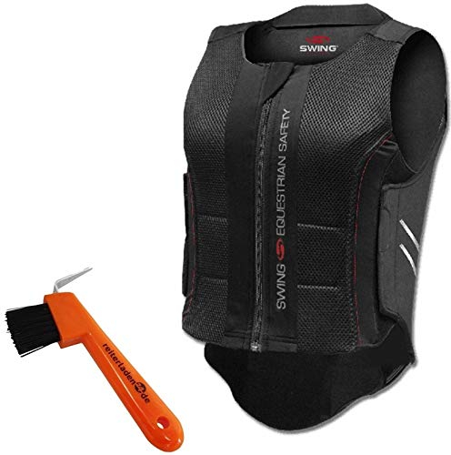 SWING Kinder Rückenprotektor P07 Flexible KS schwarz + Hufkratzer Reiterladen 24.de