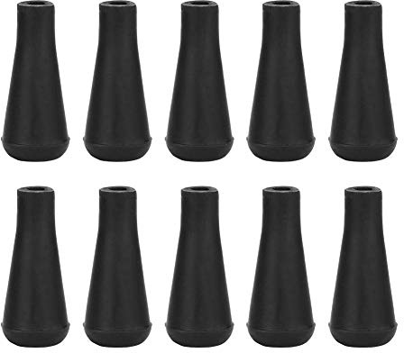 LetCart Soft Rubber Arrowhead-Archery Replacement Broadhead for Sports Shooting Practice 10PCS(8mm-Black)
