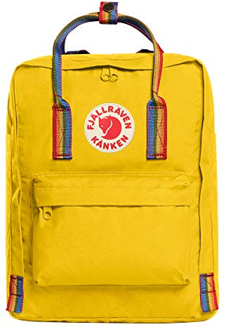 Fjällräven Kånken Rainbow Warm Yellow - Rainbow Pattern