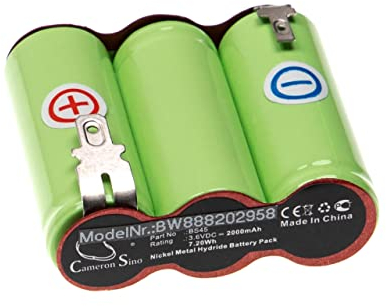 vhbw Akku kompatibel mit Wolf Garten Accu 45, Grass Shears Accu 45 Serie B-D Elektrowerkzeug (2000 mAh, NiMH, 3,6 V)