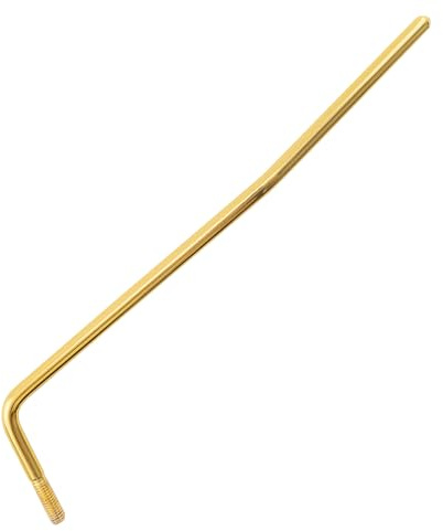 Wilkinson 4,8mm Leva Tremolo Arm Filettatura per Ponte Tremolo Chitarra Elettrica Fender Mexico Strat, Dorato senza Tappo