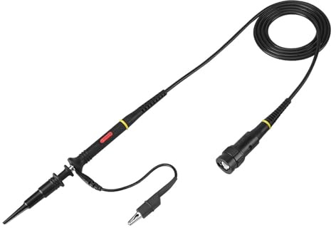 1pc P2200 Universal High Pp215, Probe Sondas de Alcance Exactitud 200MHz Sonda de Osciloscopio X1 Kit Accesorios BNC Clip Sondas Clip Cable Negro
