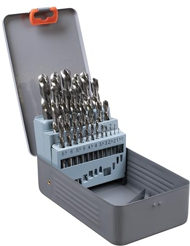 Sealey Left-Hand Spiral Drill Bit Set 25pc - AK8191