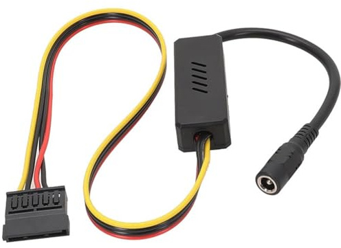 yasoe DC 5525 to Hard Drive Power Supply Cable DC 12V to Hard Drive Cable with Step-Down Voltage Regulator