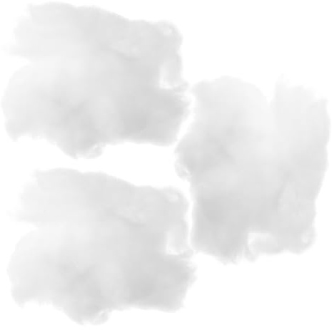 Cabilock 3stücke Kunstschnee Zum Basteln Für Party-dekoration Weicher Baumwoll-schnee Als Requisite Realistisches Aussehen Für Winter-dekor Im Haushalt