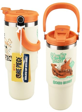 Tumbler isolato One Piece 900ml - Prodotto One Piece con licenza ufficiale