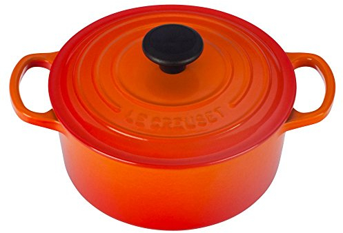 Le Creuset Signature Enameled cast-iron 9-quart Round French oven 9 qt Flame