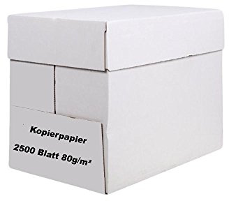 2500 Blatt EasyInk Kopierpapier Druckerpapier Papier DIN A4 80g/m²