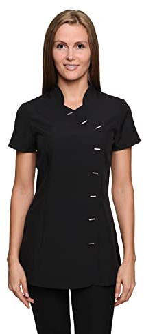 Mirabella Health & Beauty Tunique esthéticienne pour Femme modèle Arete Noir , taille- 42/14 UK