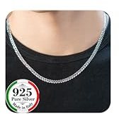 QUADRI - Kette Herren Silber | Silberkette 925 Silber - Halskette Herren