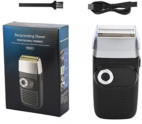 Rasoio elettrico a lamina Ricarica USB Display LCD Uomo Rasoio elettrico Testa calva Barba Trimmer Baffi Rasoio per uomo Rasoi per Barbieri