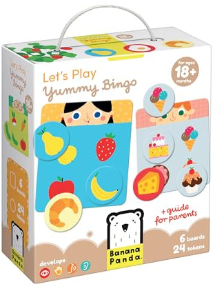 Banana Panda Let's Play Yummy Bingo 18m+ EIN perfektes Spiel für Kleinkinder ab 18 Monaten