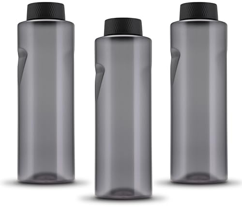LGL 3 x Trinkflasche 800 ml Kavodrink Premium schwarz matt Sportflasche Wasserflasche BPA frei