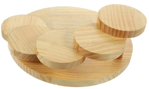 MAGICLULU Japanese Wooden Sushi Serving Tray Rotating Step Stair Sashimi Platter for Restaurants and Home Use Solid Wood Circular Sushi Plate