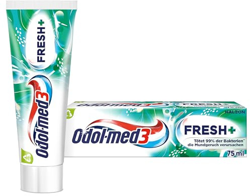 Odol-med3 Fresh+ Zahnpasta, 75ml, Zahncreme für einen frischen Atem