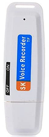 Sefdrert Chiavetta USB Registratore Audio Digitale Dittafono Penna Vocale USB Portatile U Disk Supporto 32GB Scheda di Memoria ()