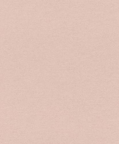 Rasch SCHÖNER WOHNEN-Kollektion Vliestapete LINEN 600254 in Rosé - 10,05 m x 0,53 m