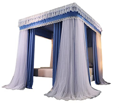 TEmkin Betthimmel für den Innenbereich, Moskitonetz, Verdunkelungsbetthimmel im Prinzessinnen-Stil, staubdichter Luxus-Betthimmel für Erwachsene und Schlafzimmer (mehrfarbig)