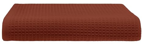Asciugamani Da Bagno Nido D'ape In Puro Cotone Asciugamano Super Assorbenti Asciugatura Extra Rapida Morbidi Telo Doccia Salvietta Viso Salviette Ospite Lavette Nido Ape (Terra, Telo Doccia)