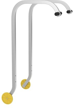 RMBO - Gancho de cumbrera - Gancho universal para techos para escaleras - 95 cm de largo - Sistema de fijación seguro y robusto para techos y mantenimiento