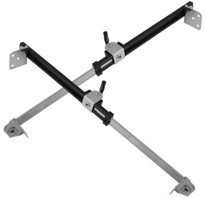 DIYEAH 2pcs Window Telescopic Brace for Casement Window Heavy Duty Latch Shutter Hardware for Ventilation Lock and Safety