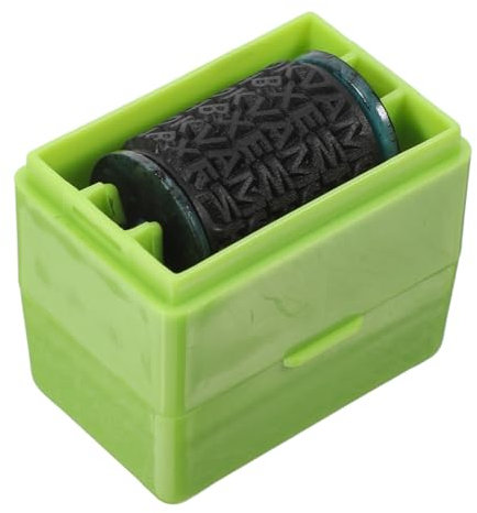 jojofuny Confidential Roller Stamp and Mailing Labels Documents for Roller Stamp Identity Protection Compact Abs Design Privacy Protection