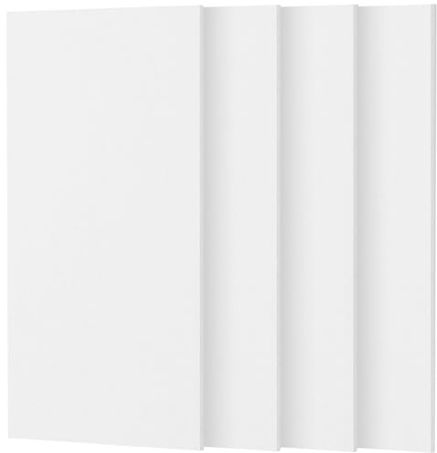 1 grand panneau acoustique, autocollant, 120 x 60 x 0,9 cm, blanc