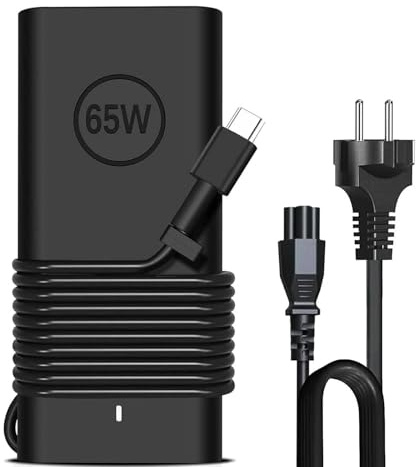 OOOUSE Chargeur USB C 65W,Power Adaptateur,Compatibilité Chargeur Dell USB C pour Dell Latitude 5540 5420 7400 5440 7440 3540 5520 7420 5430 7390 XPS 13 Chromebook,Match avec Type C Adaptateur Rapide