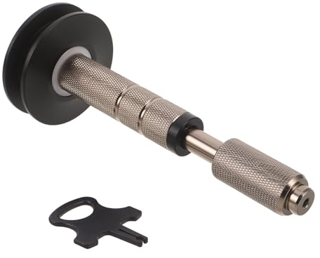 Veemoon Tensor de Cadena Ajustable para Bicicleta BMX y Piñón Fijo, Herramienta Ligera de Aleación de Aluminio para Limpieza y Reparación de Cadena en Ciclismo al Aire Libre, Accesorio