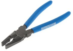 GEDORE Kombizange zum Schneiden/Halten/Drehen, lange Schneiden, Antirutsch-Griff, DE-Modell, Länge 180 mm, 8210-180 TL