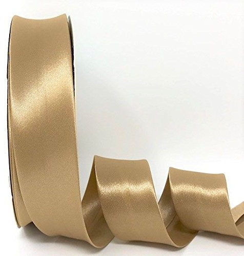 Latte byetsa Satin Falte 30 mm Schrägband auf einer 25 m Rolle